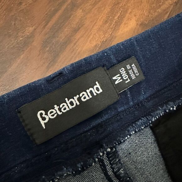 BETABRAND Yoga Denim Jeans Blue Mid Rise Boot Cut Flare Y2K Bratz - Picture 8 of 12